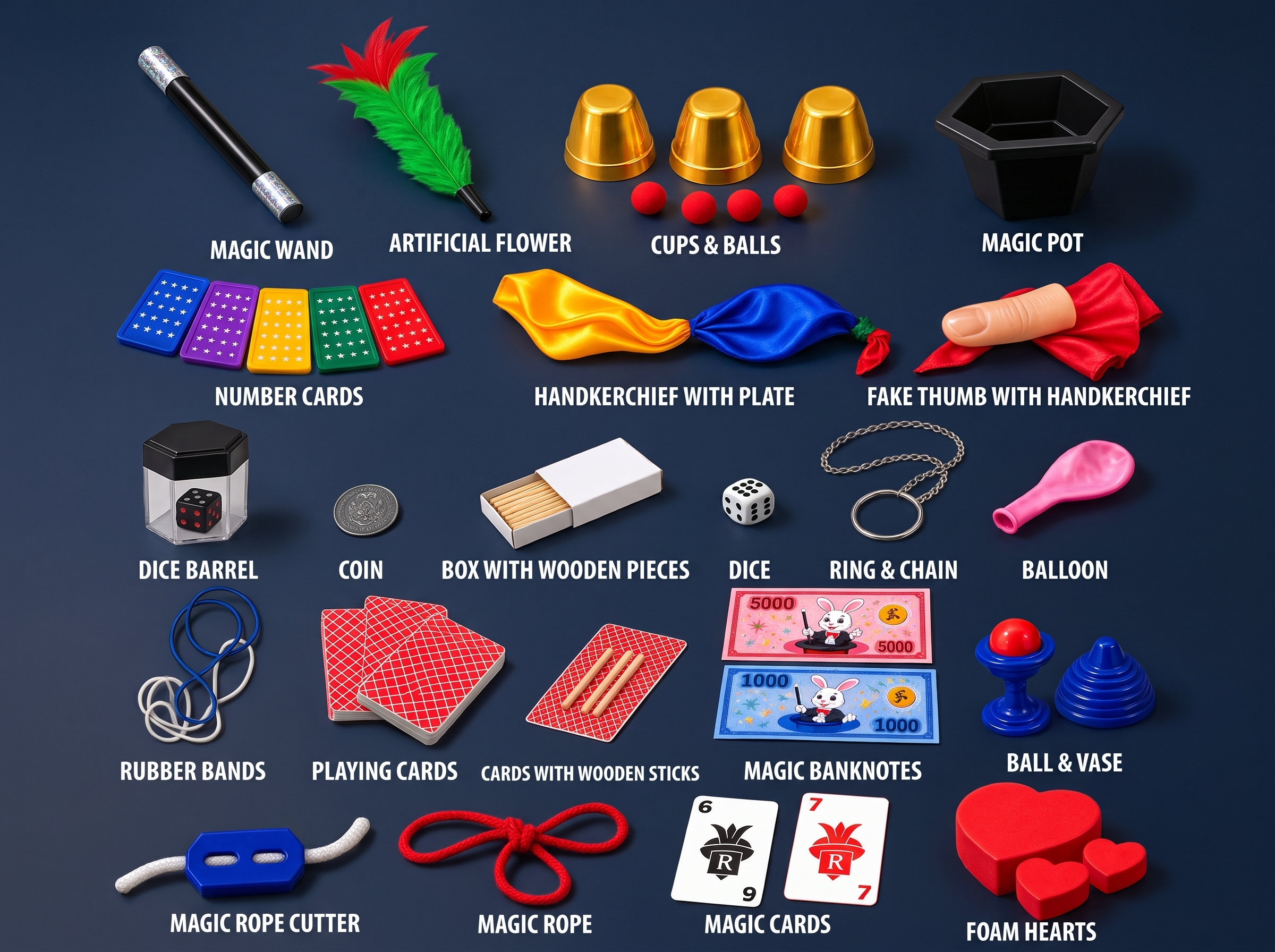 Opened kit with all components arranged